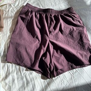 Men’s Burgundy Athletic Shorts